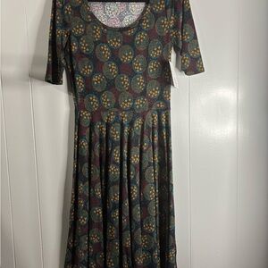 Floral Patterned Women's‎ Dress Medium